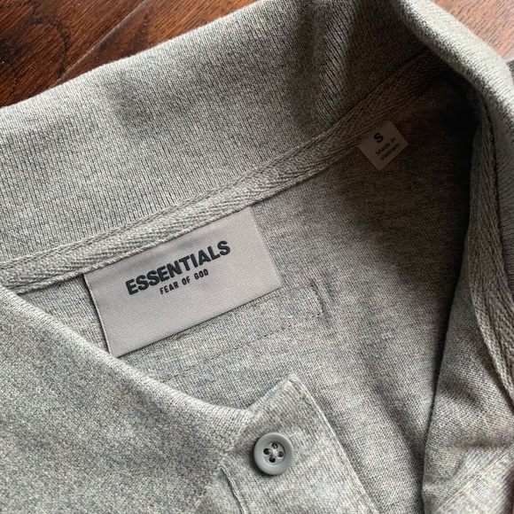 Fear of God Essentials Short Sleeve Polo Tee - Picture 2 of 4